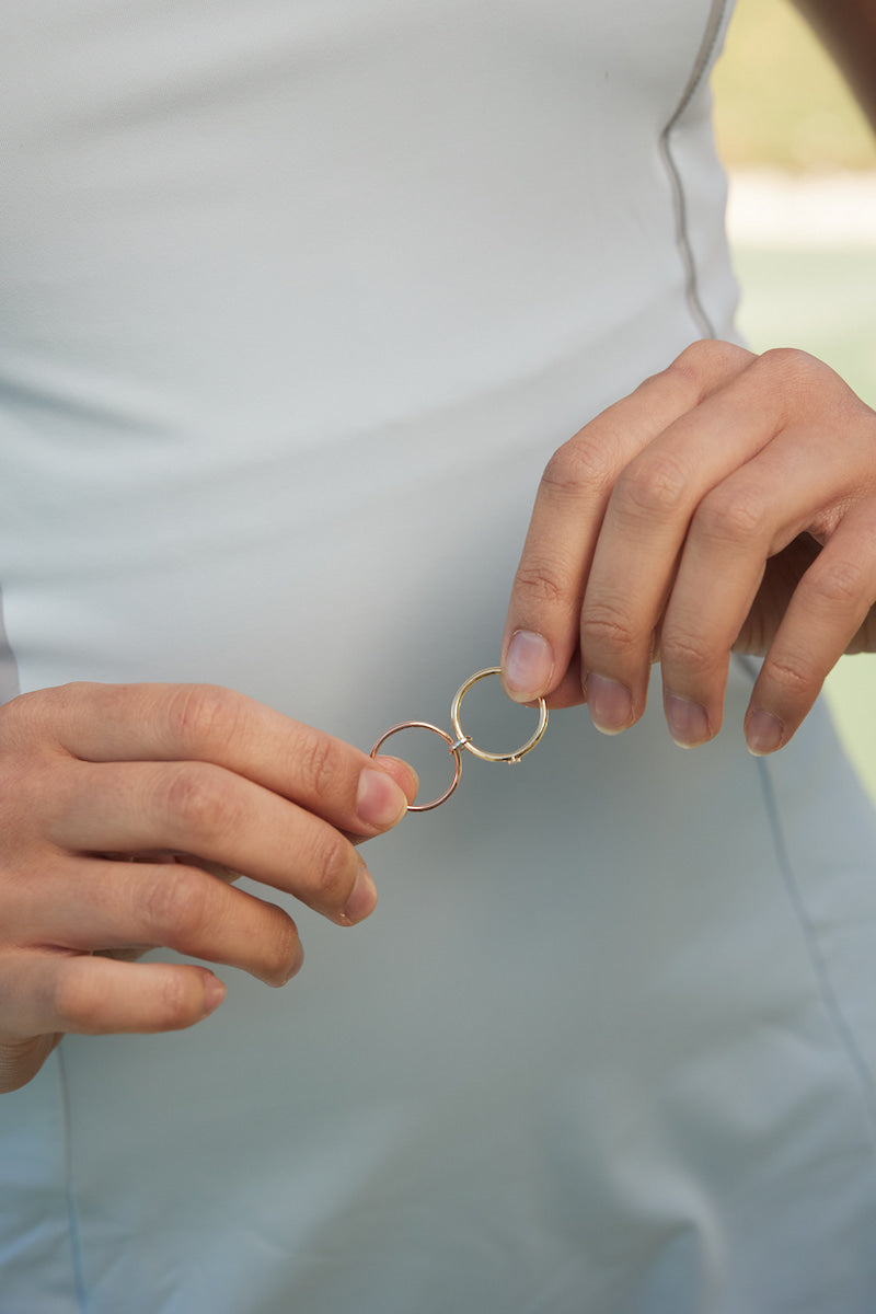 18K Gold Small Trinity Ring