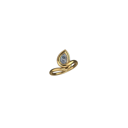 Halo Twist Diamond Engagement Ring – Henri Noël