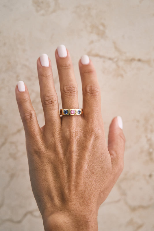 Sunset Gemstone Ring