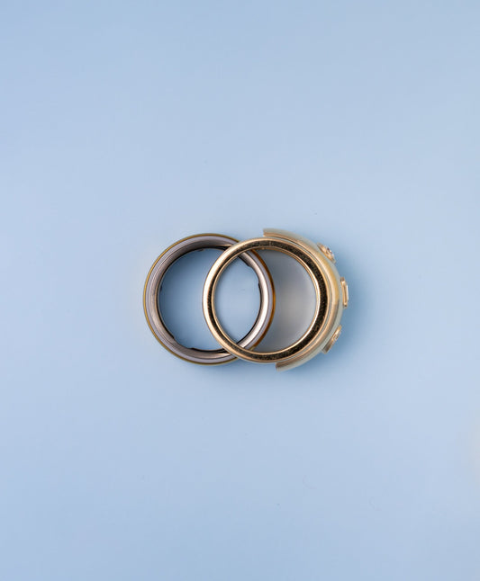 Diamond Bubble Oura Ring Cover – Henri Noël