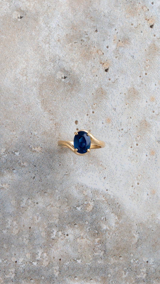 Mila Blue Sapphire Ring