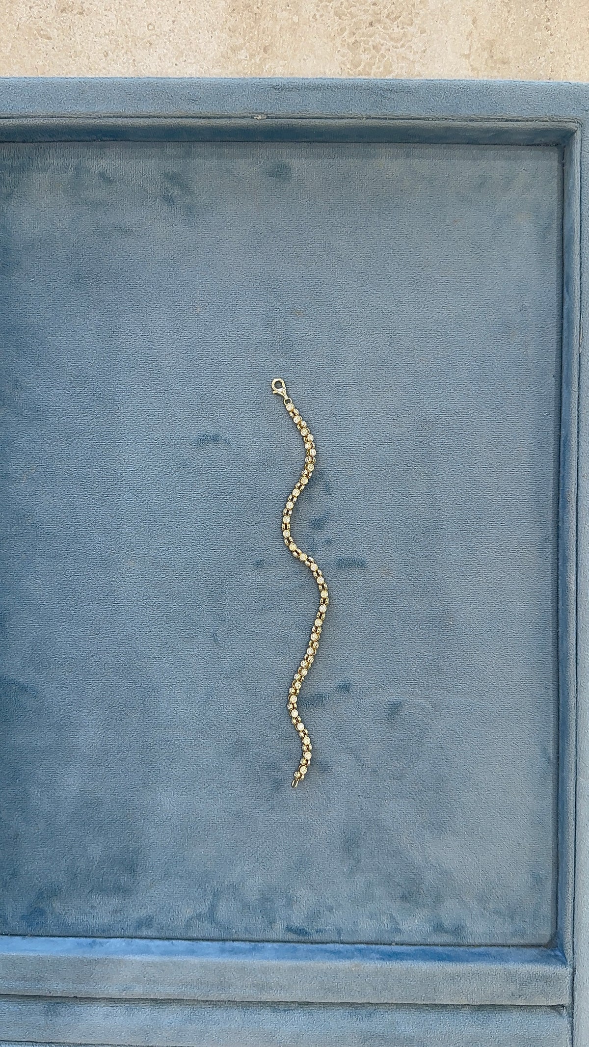 Bezel Diamond Box Bracelet – Henri Noël