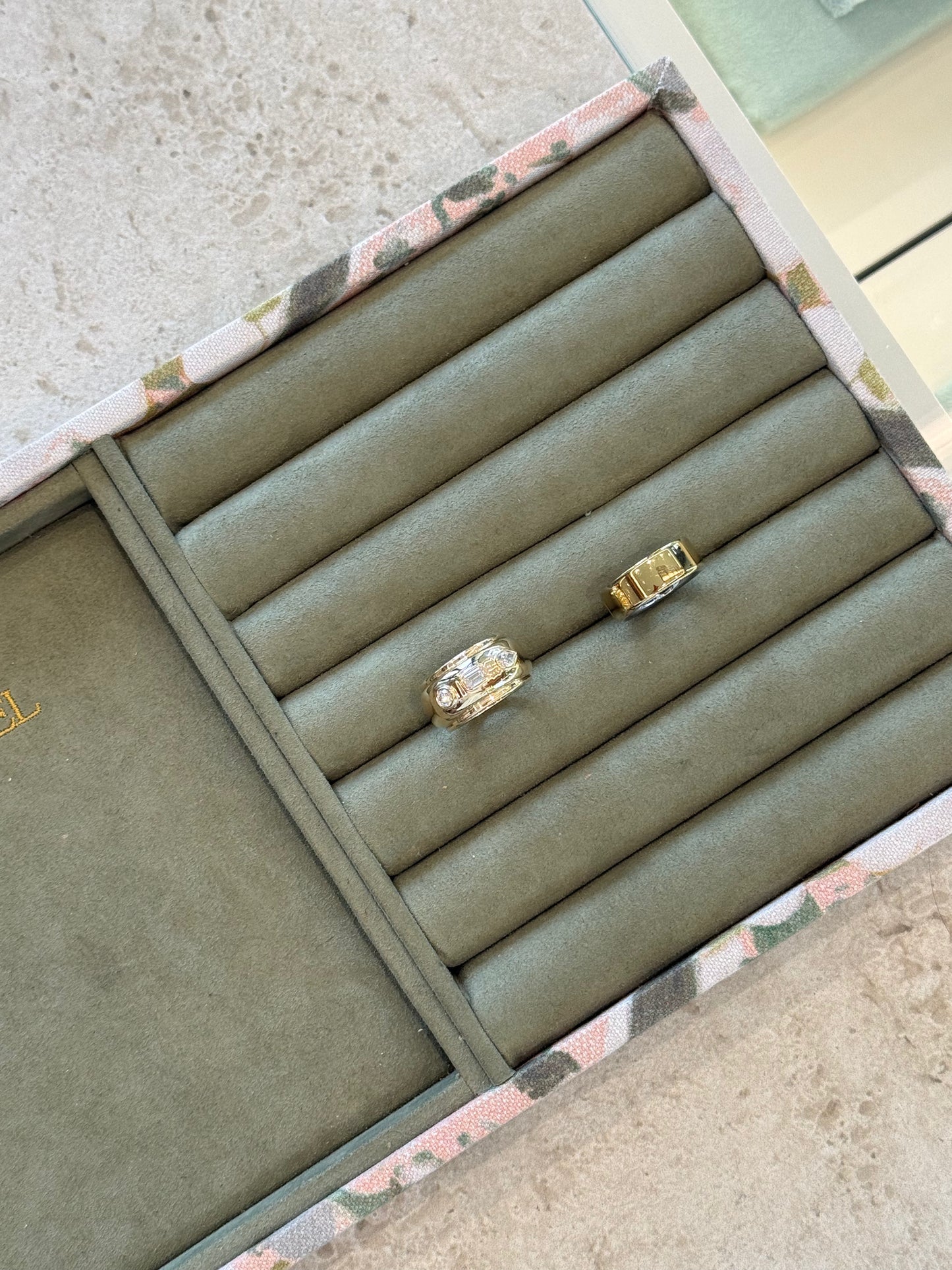 14k diamond oura ring jacket cover