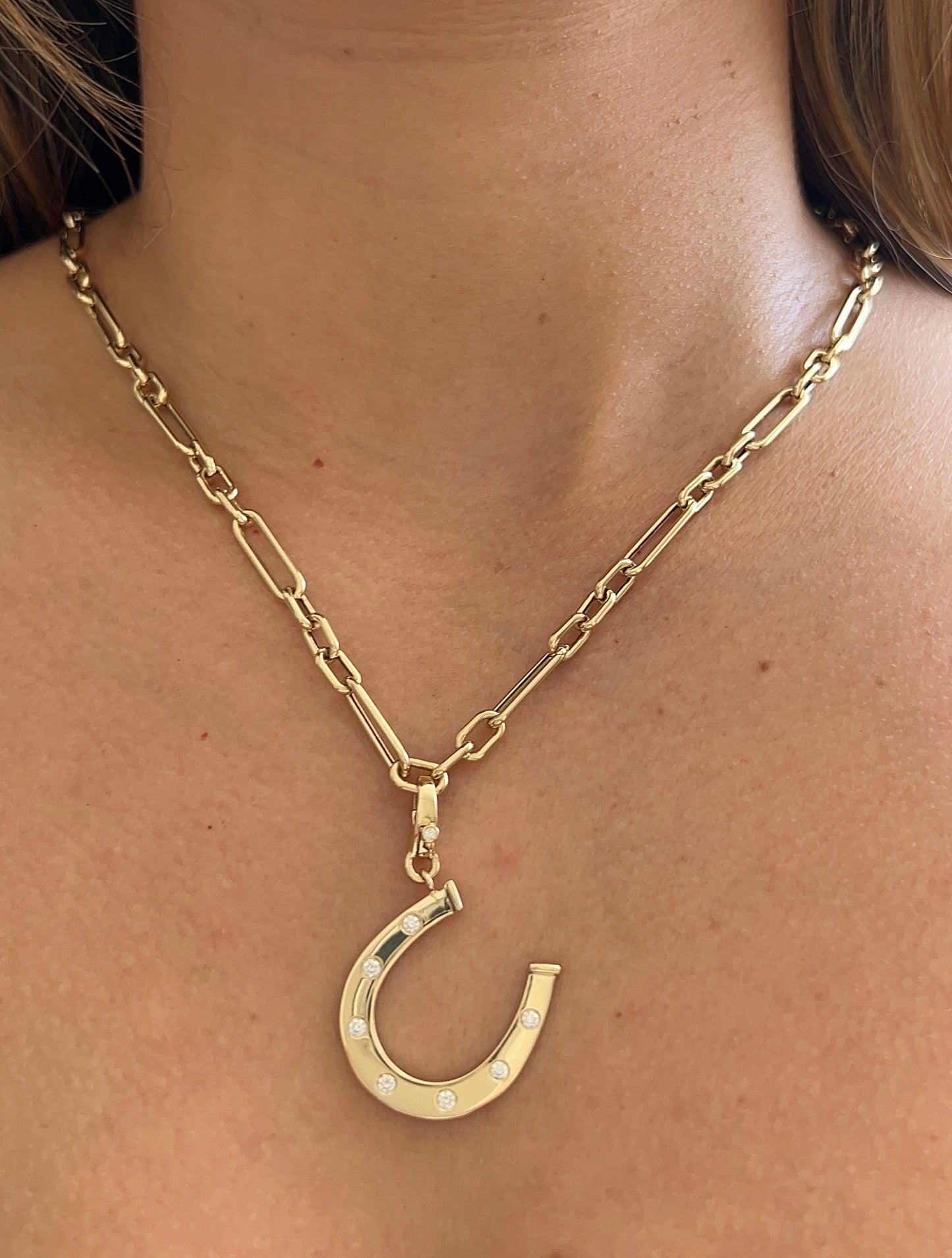 Large Horseshoe Pendant