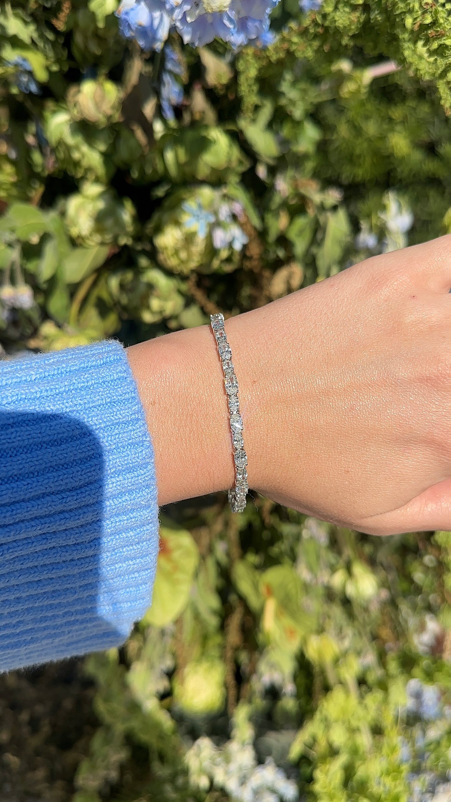 Tatum Oval Tennis Bracelet