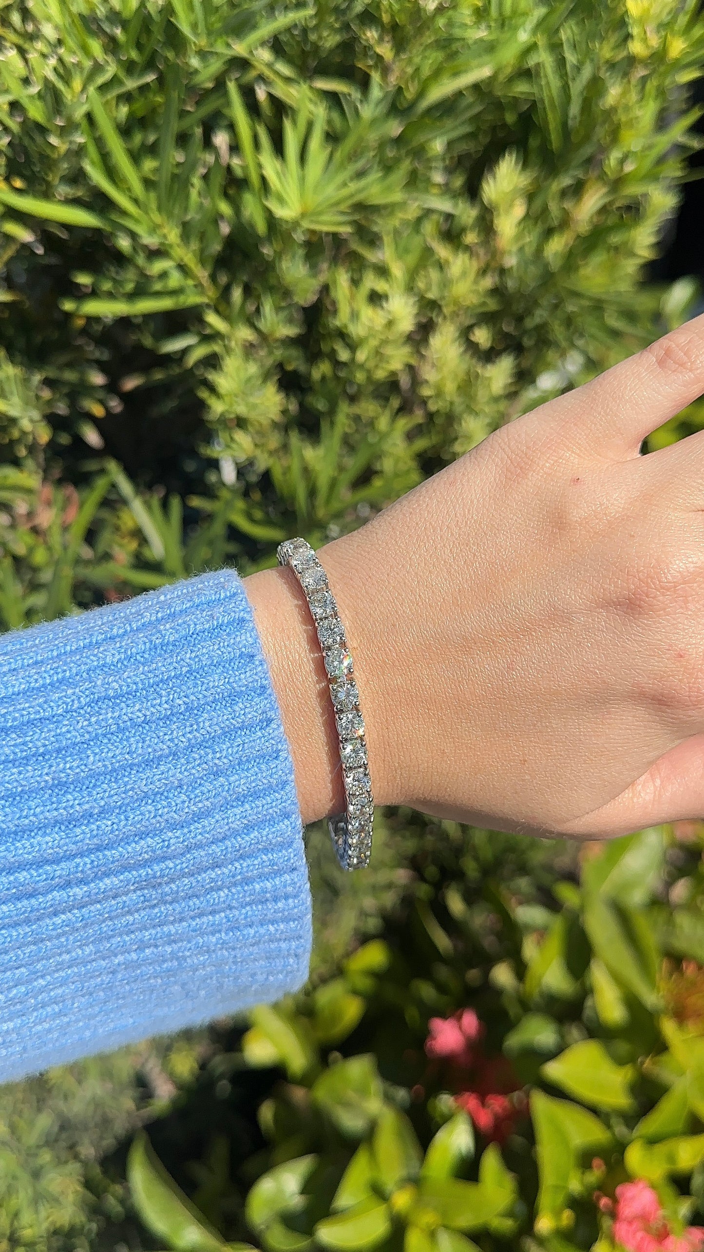 April Diamond Tennis Bracelet