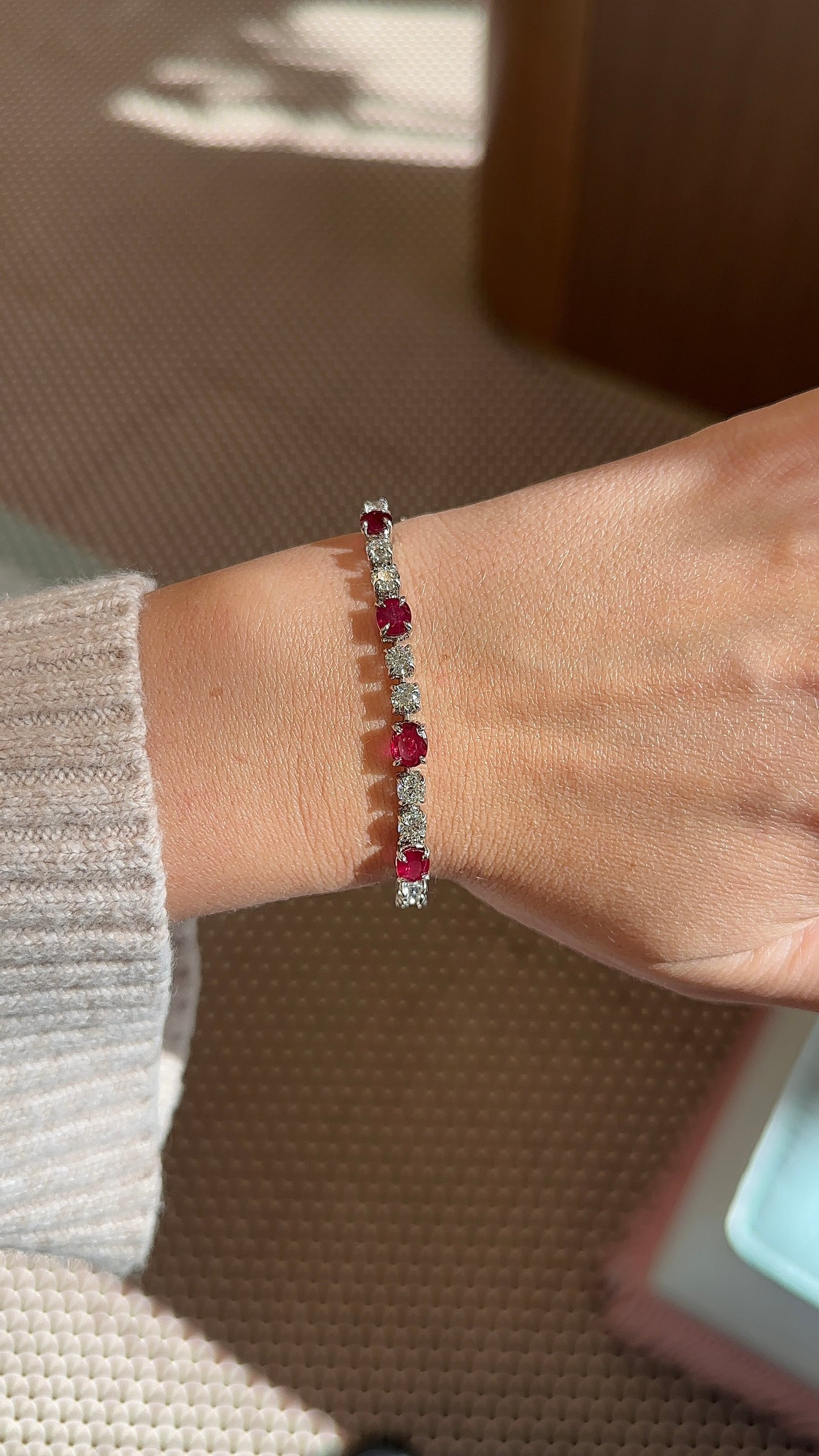 Ruby and Diamond Bracelet