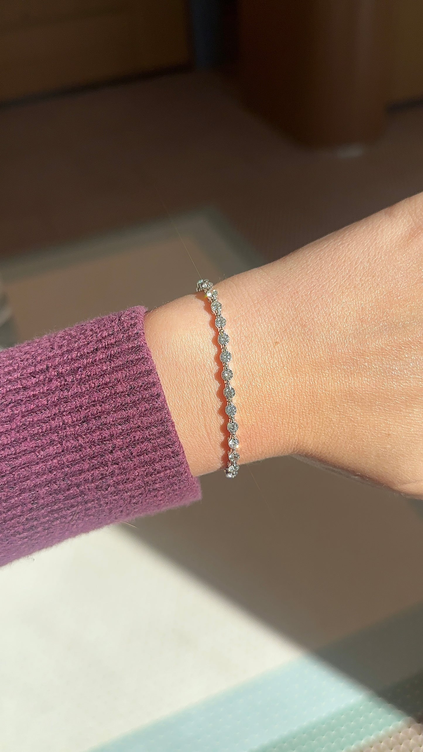 Shared Prong Diamond Tennis Bracelet – Henri Noël