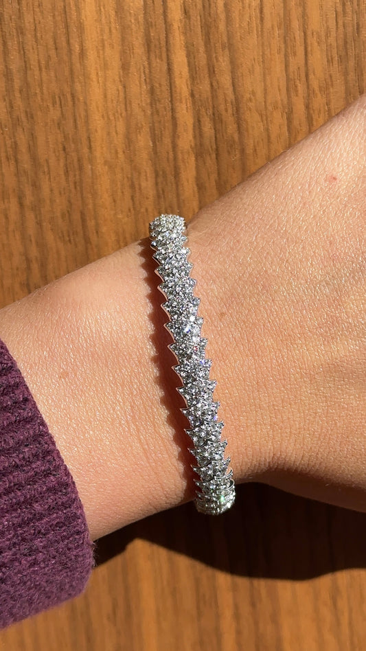 Vintage Shield Diamond Bracelet