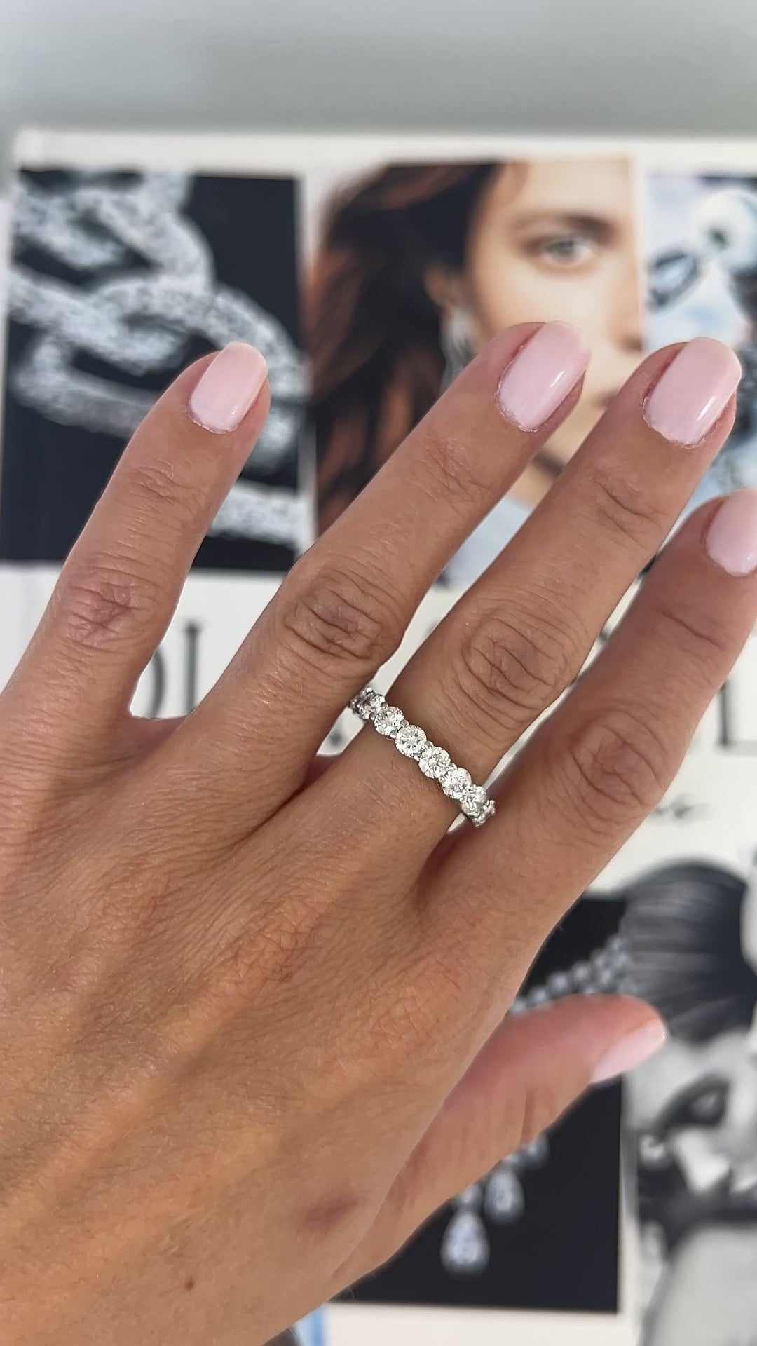 Vintage Tiffany & Co Diamond Eternity Band