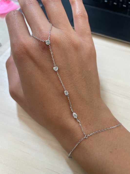 Fancy Shape Diamond Hand Harness