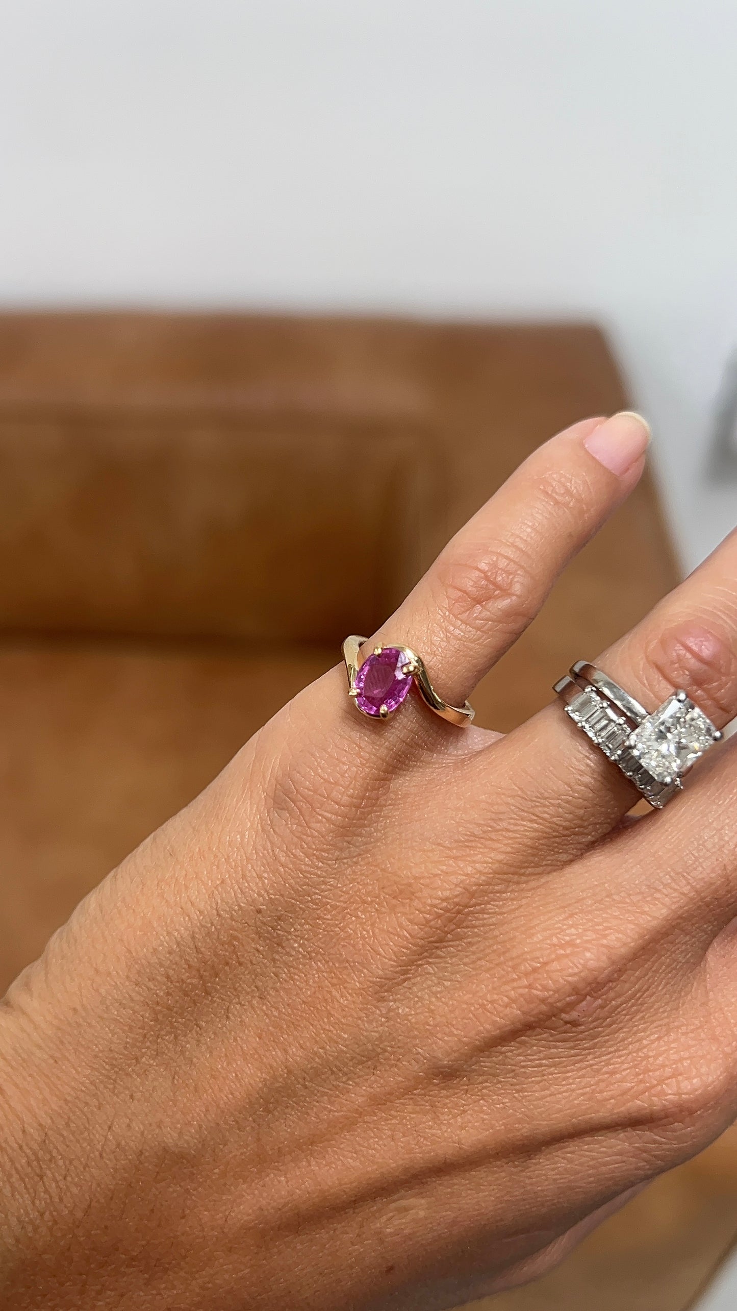 Grace Pink Sapphire Ring – Henri Noël