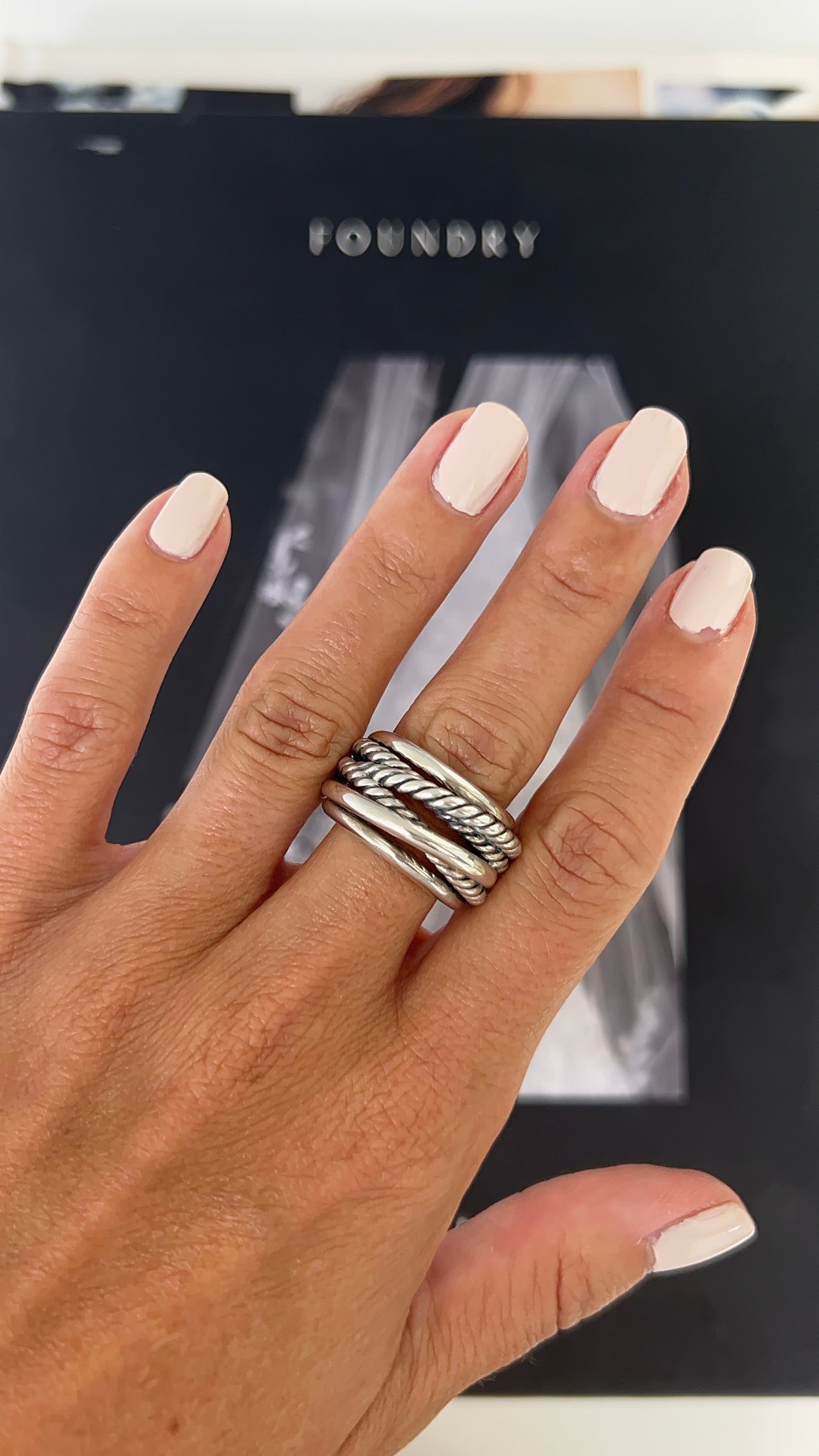 Vintage David Yurman Cable Crossover Ring - Small