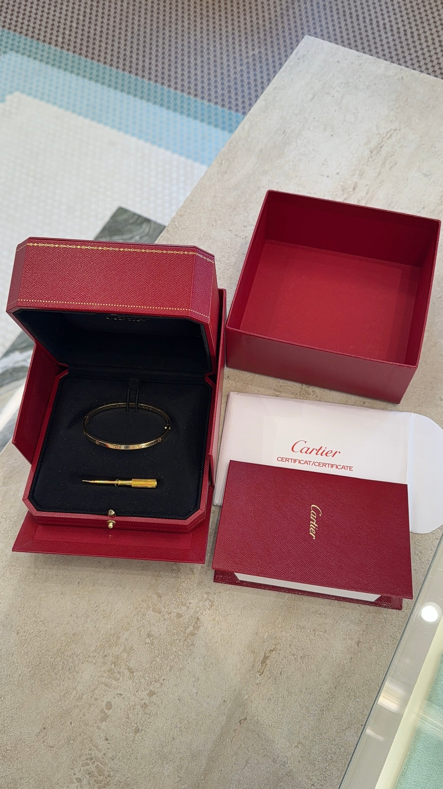 Estate Cartier Love Bracelet- Small
