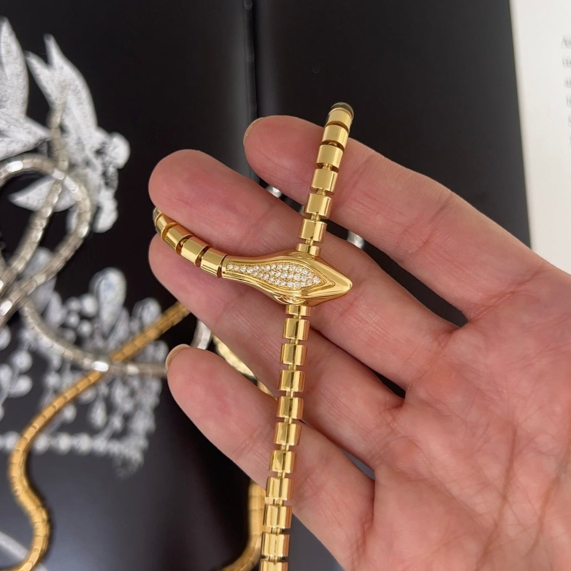 Vintage Sidney Garber Wrap Snake Lariat