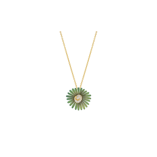 Mike Joseph- Green Petali Necklace