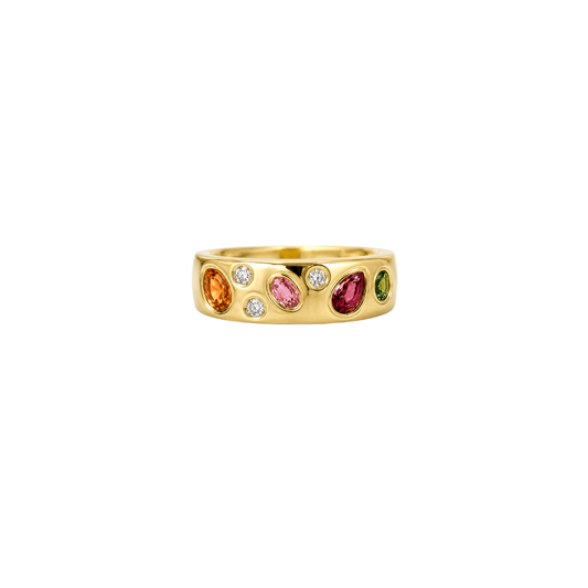 Lionheart- Tourmaline Dome Ring – Henri Noël