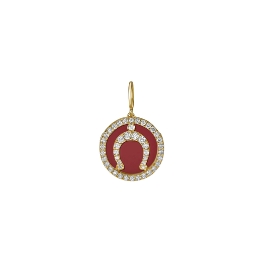 Lionheart- Mini Lucky Horseshoe Interchangeable Gemstone Charm – Henri Noël