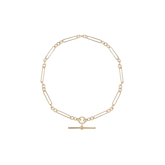 Lucy Delius- Gold T-Bar with Emerald Cabochons – Henri Noël