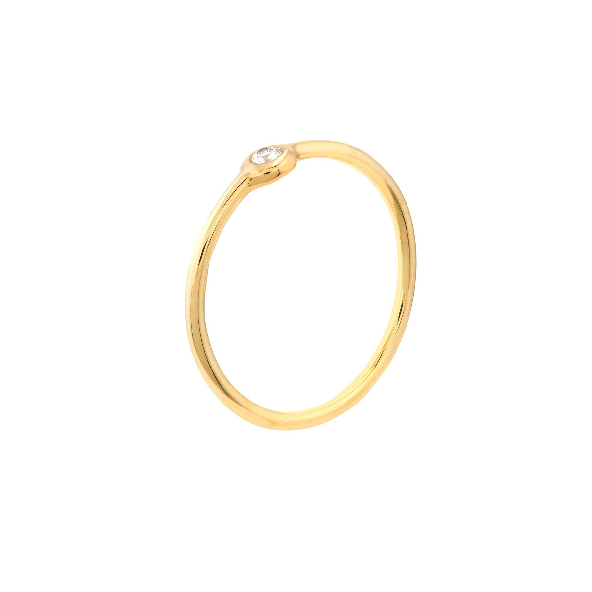 Round Bezel Ring