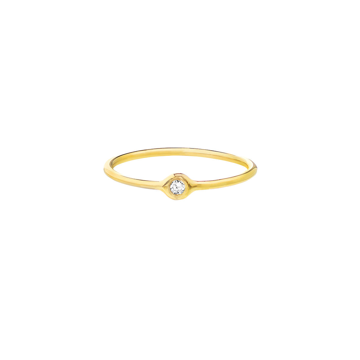 Round Bezel Ring