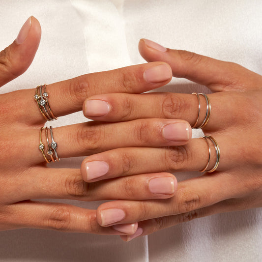 Thin Gold Stacking Ring