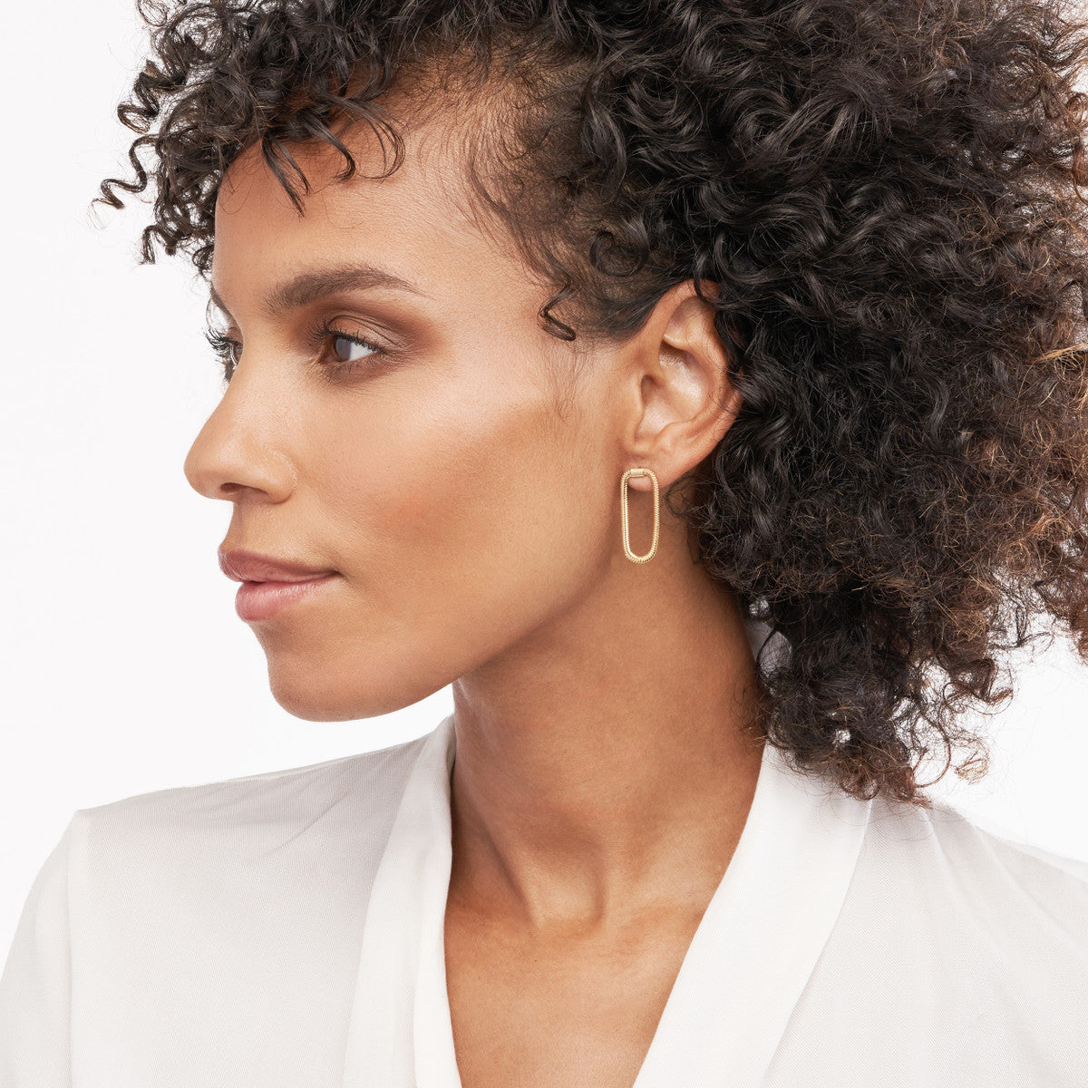 snake chain earrings