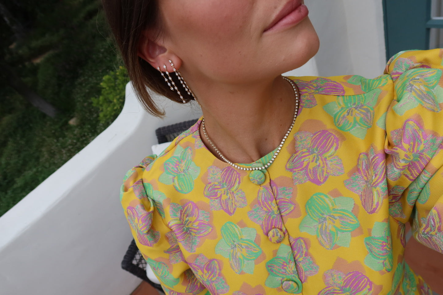Marquise Cluster Drop Earrings – Henri Noël