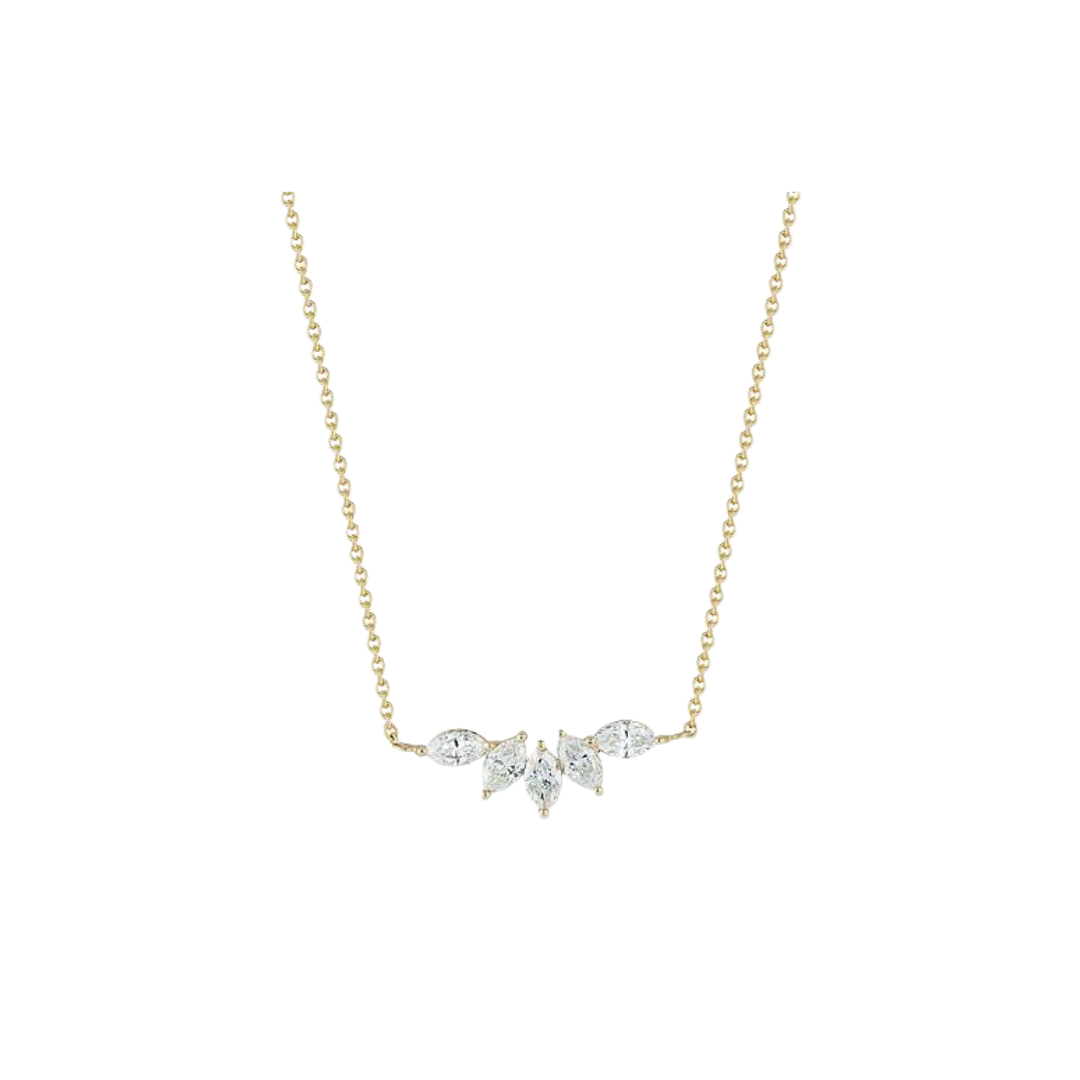 Marquise Diamond Necklace – Henri Noël