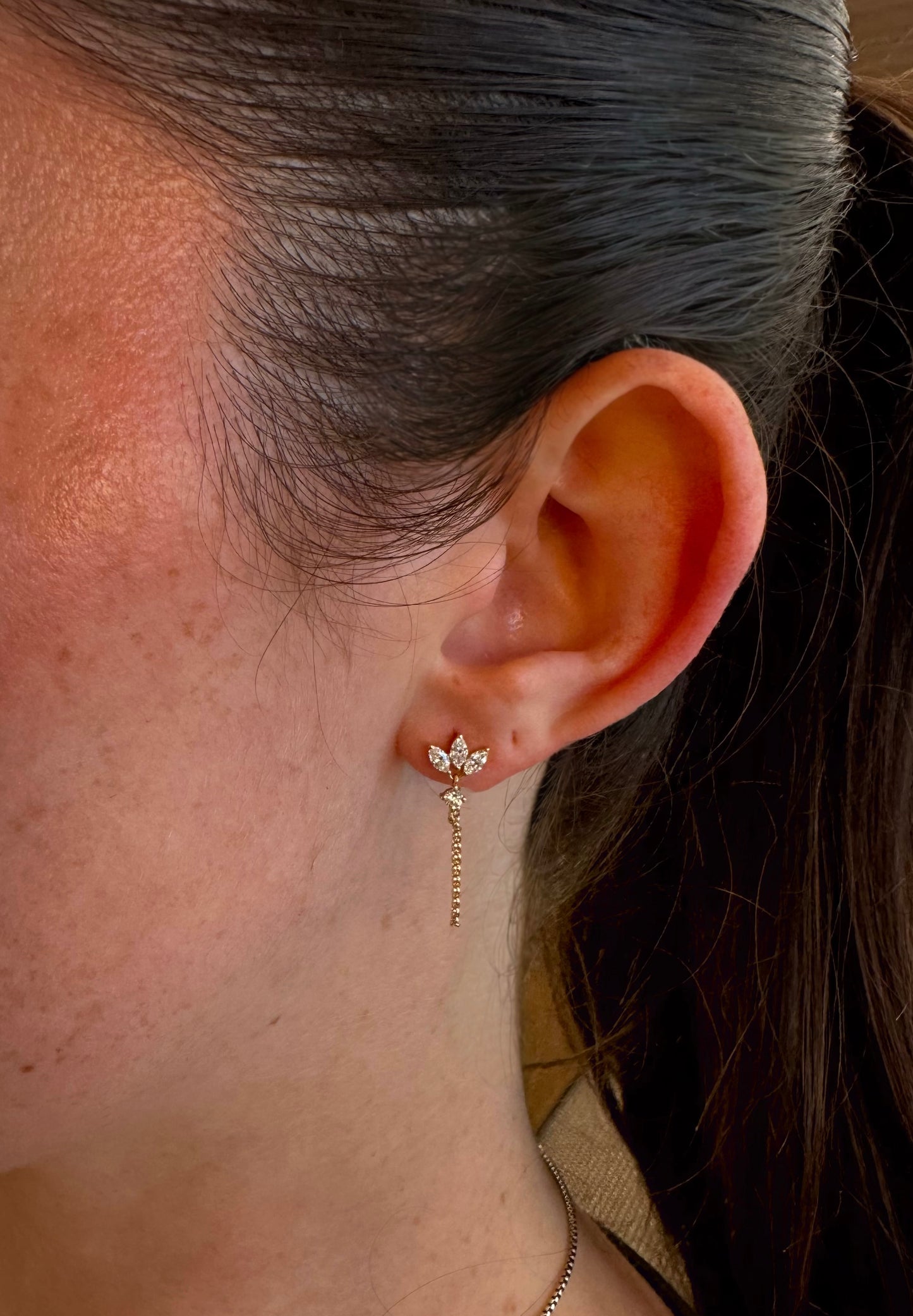 Marquise Drop Earrings – Henri Noël