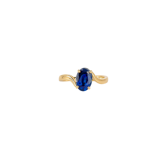 Mila Blue Sapphire Ring – Henri Noël