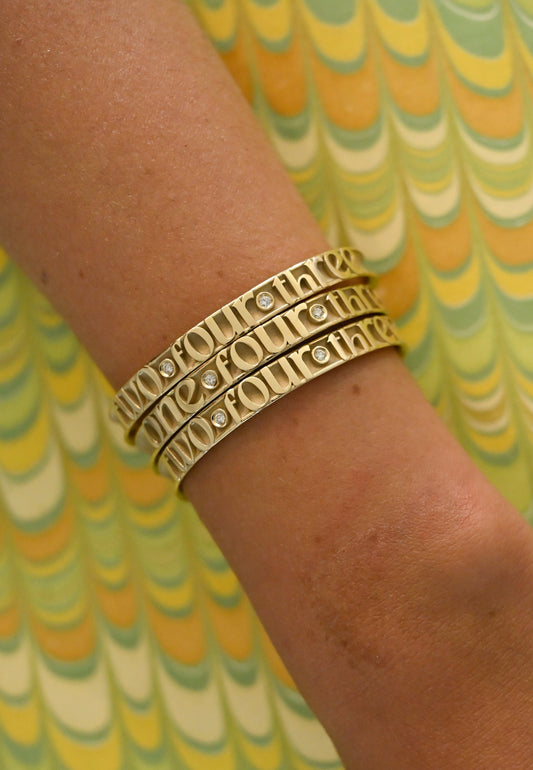 One Four Three Bangle – Henri Noël