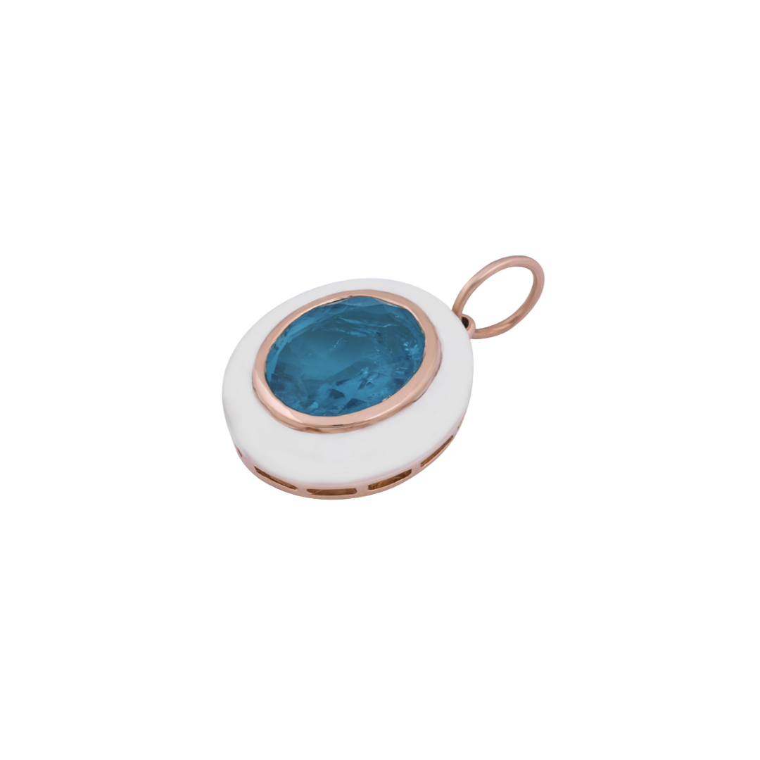 Apatite & Mother of Pearl Pendant