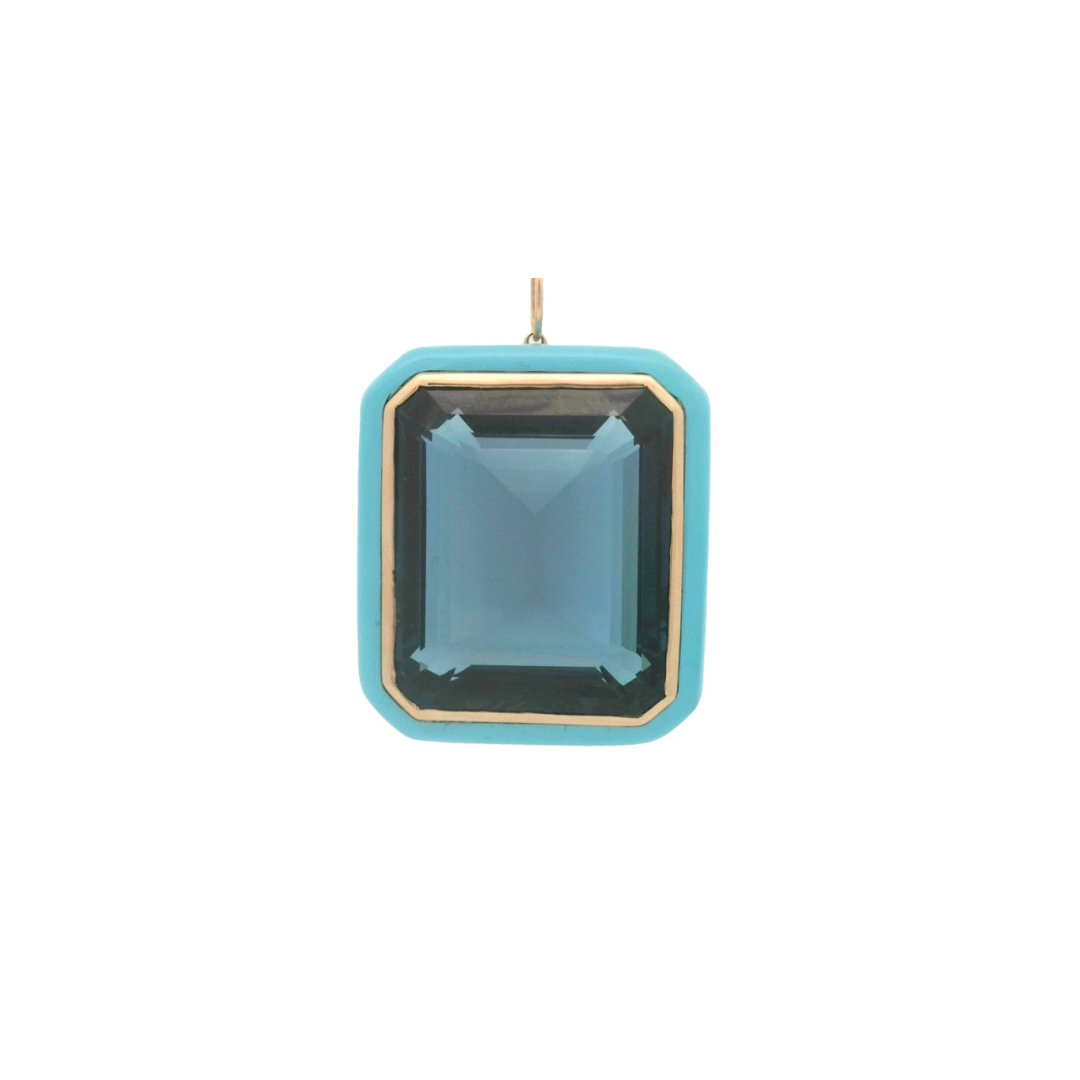 Lagoon Topaz Pendant