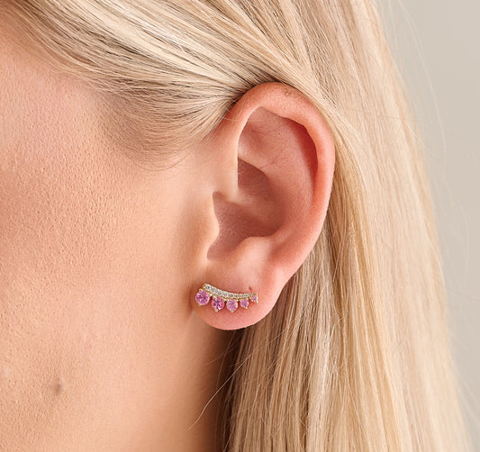 Graduated Gemstone and Diamond Climbers