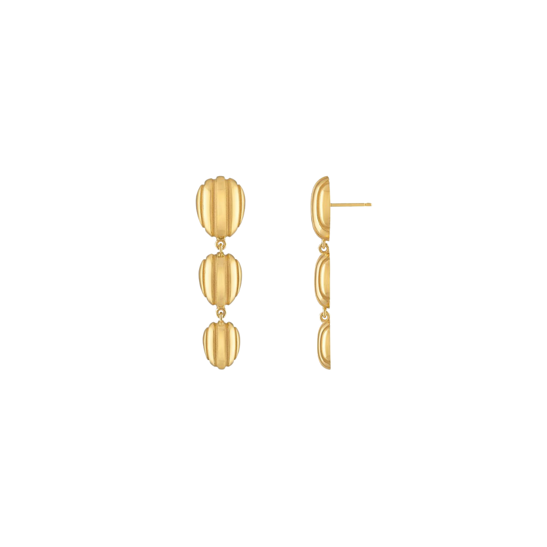 Pamela Zamore - Eos Triple Egg Earrings – Henri Noël