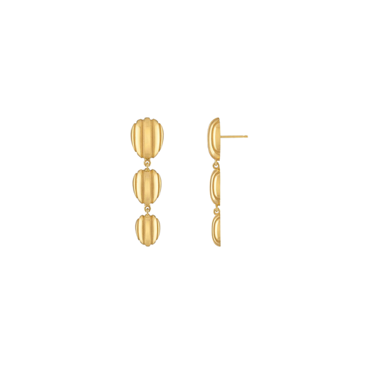 Pamela Zamore - Eos Triple Egg Earrings – Henri Noël