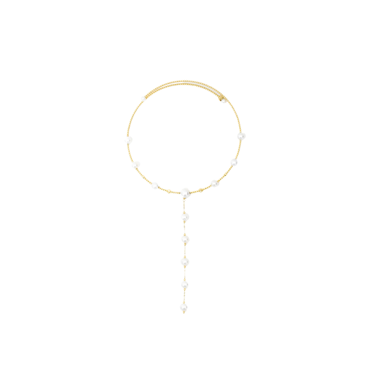 Pearl Choker Lariat – Henri Noël
