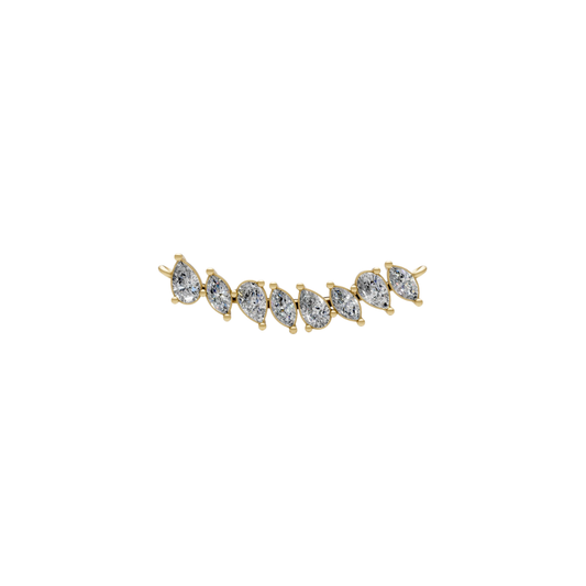 Pear & Marquise Diamond Pendant Necklace