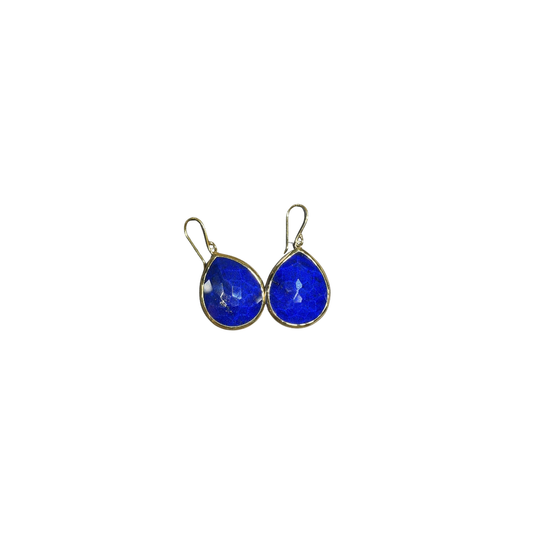 Estate Ippolita Lapis Teardrop Earrings