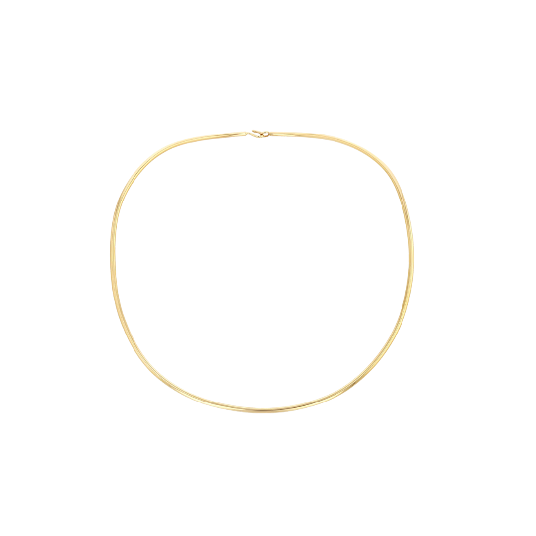 14K Gold Wire Necklace