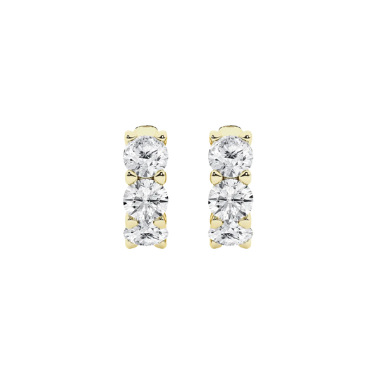 1.06ct Diamond Hoops – Henri Noël