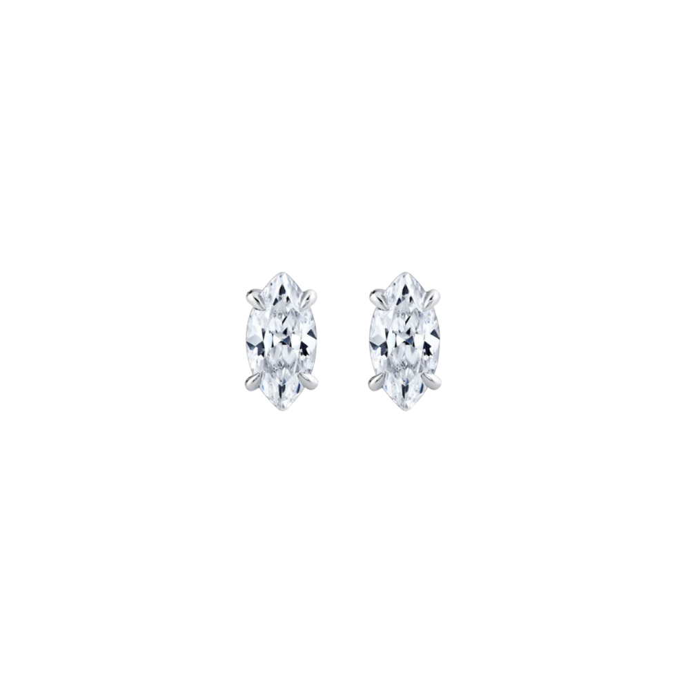 Marquise Diamond Studs