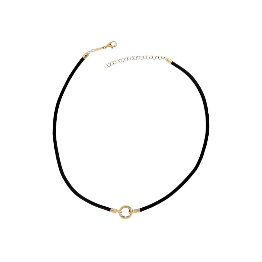 Black Cord with Center Charm Bail – Henri Noël