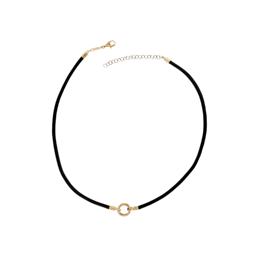 Black Cord with Center Charm Bail – Henri Noël