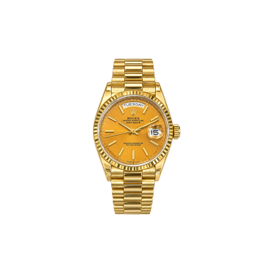 Orange Rolex Oyster Perpetual Datejust