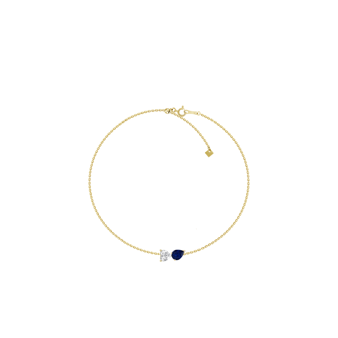 Adjustable Toi Et Moi Bracelet