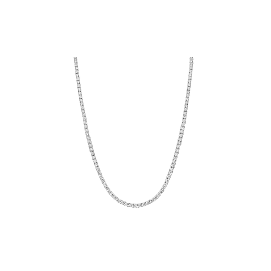 Mila Prong Set Diamond Tennis Necklace