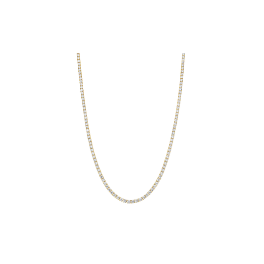 Ivy Prong Set Diamond Tennis Necklace