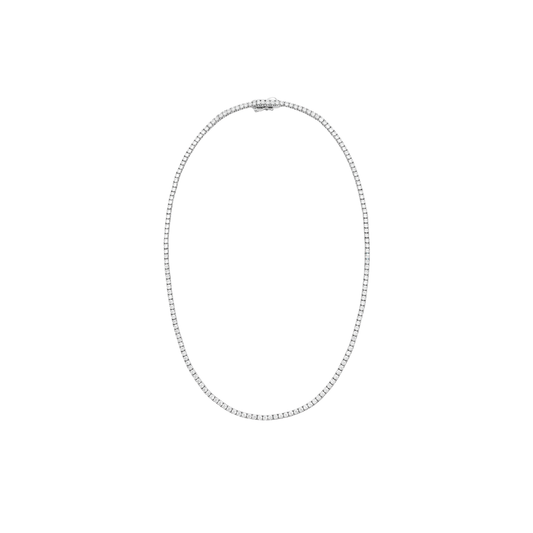 Rae Prong Set Diamond Tennis Necklace – Henri Noël